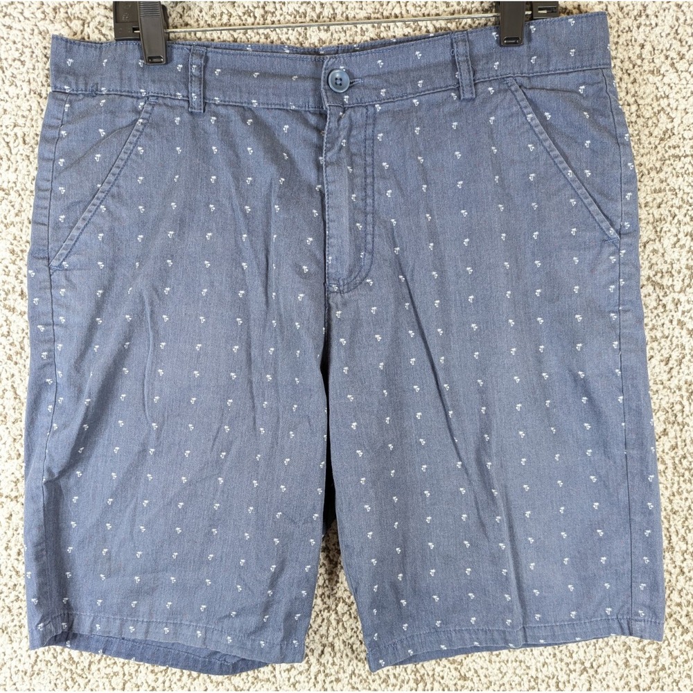 Public Record Chino Shorts Men's Size 34 Blue Casual Golf‎ Hike Outdoors